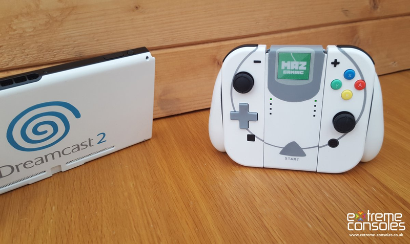 Illustration for article titled The Dreamcast 2 Is A Custom-Painted Switch Possessed By The Ghost Of Sega’s Past